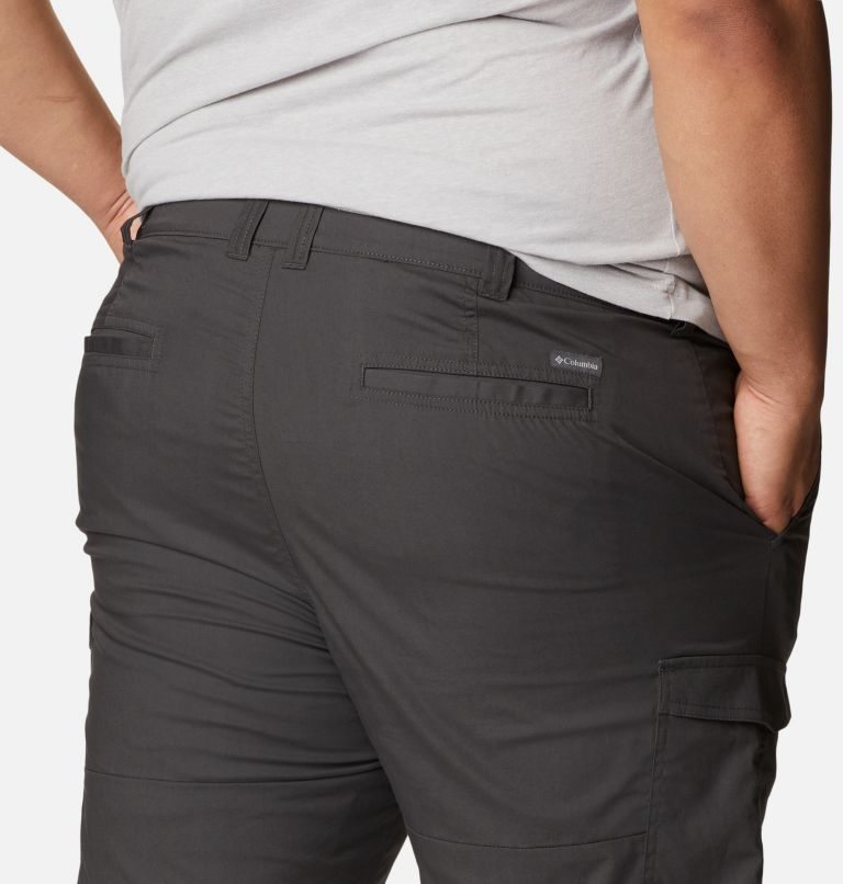 Pantaloni Scurti Columbia Brentyn Trail Cargo Barbati Negrii | Plus Size ZN9QMS17Z